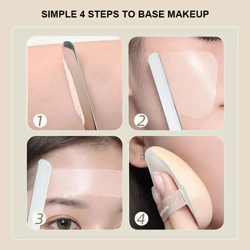 3/4/5/6 PCS Makeup Foundation Brush Lipstick Eye Shadow Mixing Palette Stainless Steel with Spatula Rod Color Stick Beauty Tools — image 3