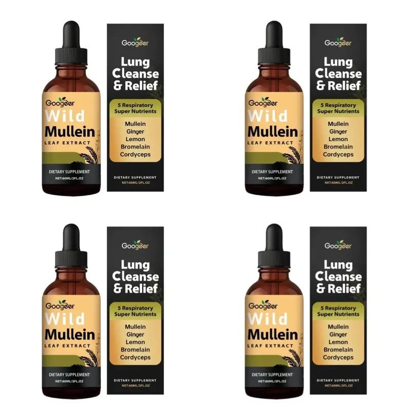 Mullein Leaf Extract Liquid Drops Comprehensive Herbal Wellness Support Natural Daily Dietary Supplement Daily Care 60ml — image 10