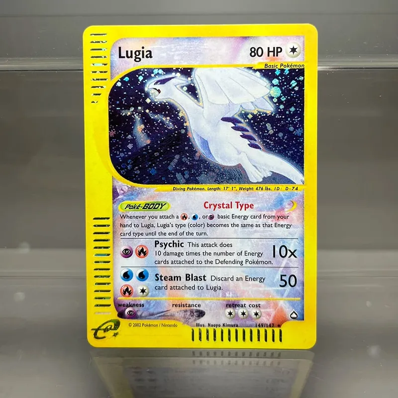 Kad PKM Charizard Steelix Celebi Kad Kerajang Tunggal Magneton Gengar Kad Koleksi Permainan Klasik Kad Proksi PTCG — image 30