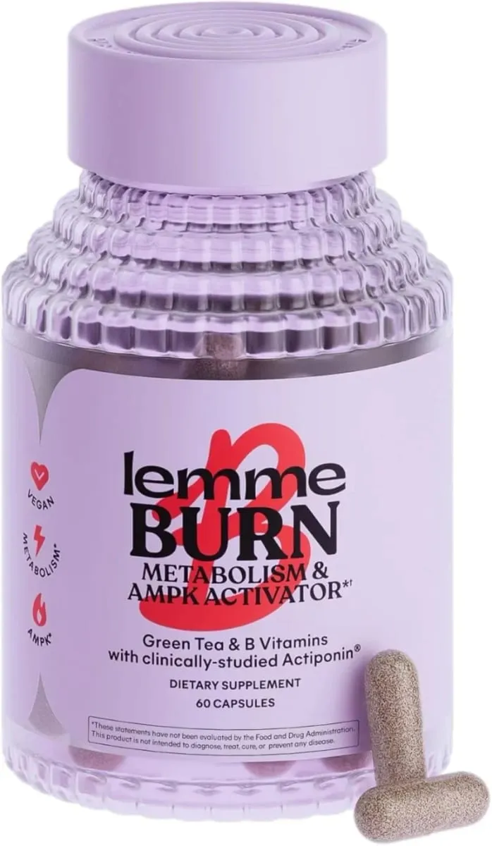 Metabolism Belly Fat Burning + AMPK Activating Supplement for Men & Women Gynostemma Green Tea Extract Vitamins B6 & B12 60pcs — image 6
