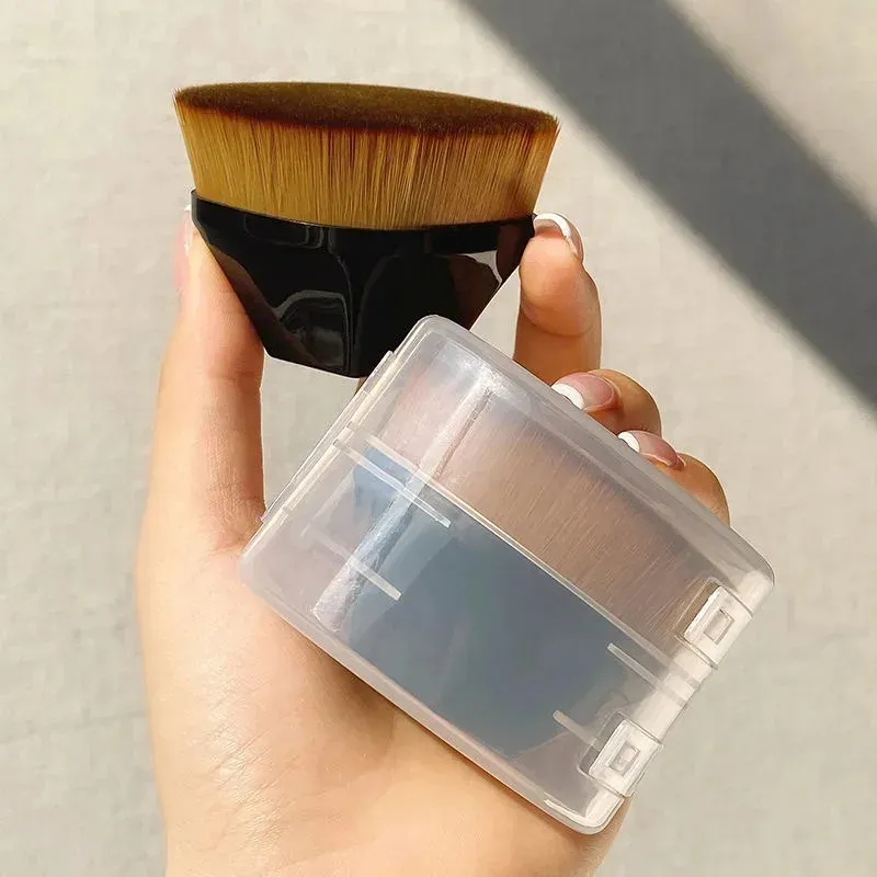 1/2/3/4pcs Makeup Brush Beauty Powder Face Blush Brushes Portable Professional Foundation Brush Cosmetics Soft Base Make Up — image 1