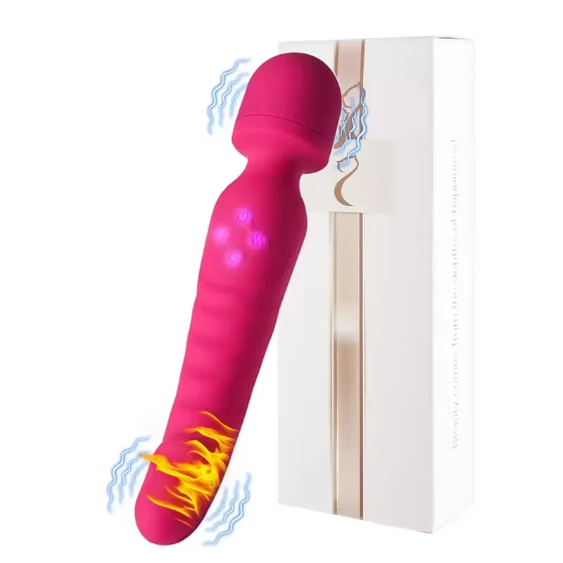 Thrusting Dildo Vibrator Female Powerful Vagina Massager AV Magic Wand G Spot Clitoris Stimulator Adults Sex Toys for Women 18+