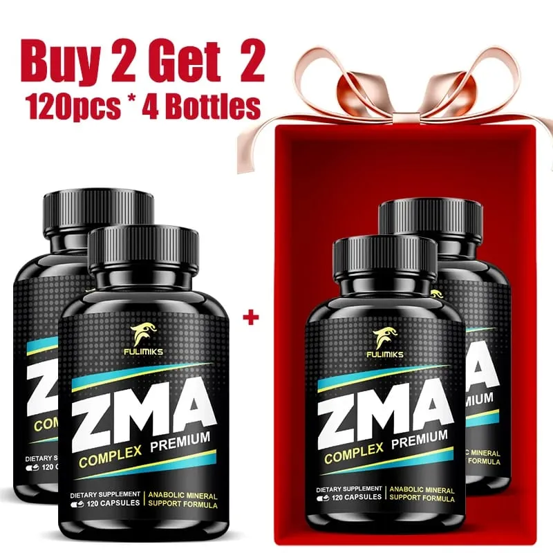 ZMA Supplements Capsules with Zinc Magnesium Vitamin B-6 Support Energy Overall Health Joint Suitable for Men & Women — image 8