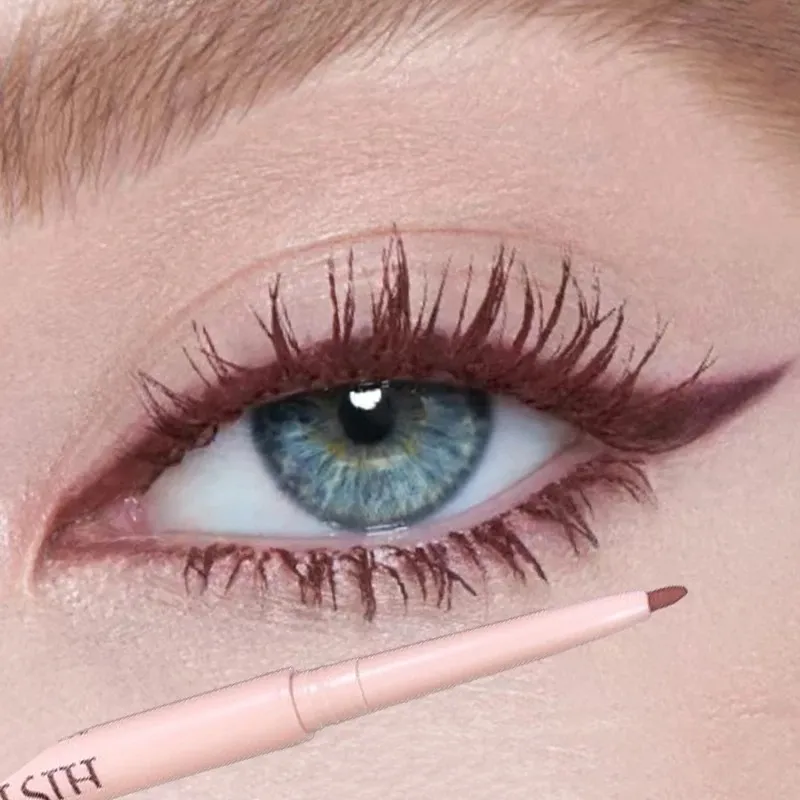 Matte Red Brown Eyeliner Gel Pen Ultra-thin Long Lasting Quick Dry Smooth Colorful Eye Shadow Lying Silkworm Pen Makeup Cosmetic — image 4