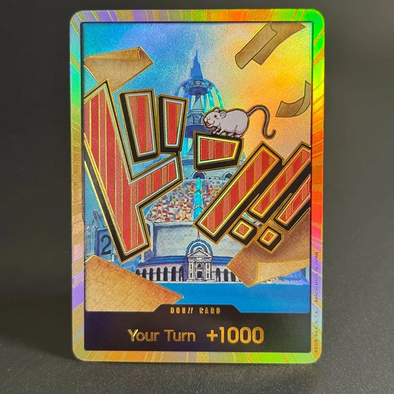 10PCS DON OPCG English TCG Gold DON!!! Collection Cards Zoro Ace Doflamingo Rebecca FOIL NM Refraction Flash Cards ToyGifts OPCG — image 15