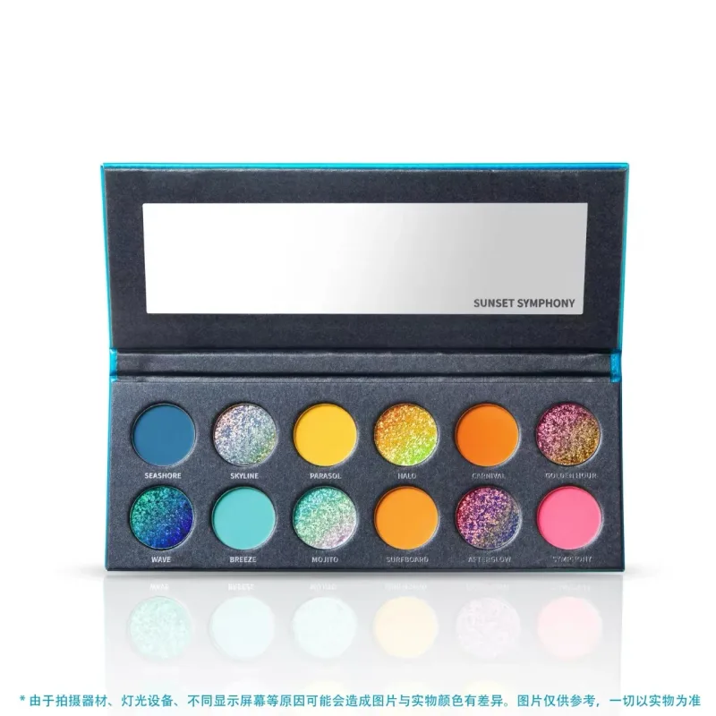 Eye Shadow Disk Chameleon Gothic Eyeshadow Matte Shimmer Soft Smoky Clown High Colors Lasting Eye Makeup
