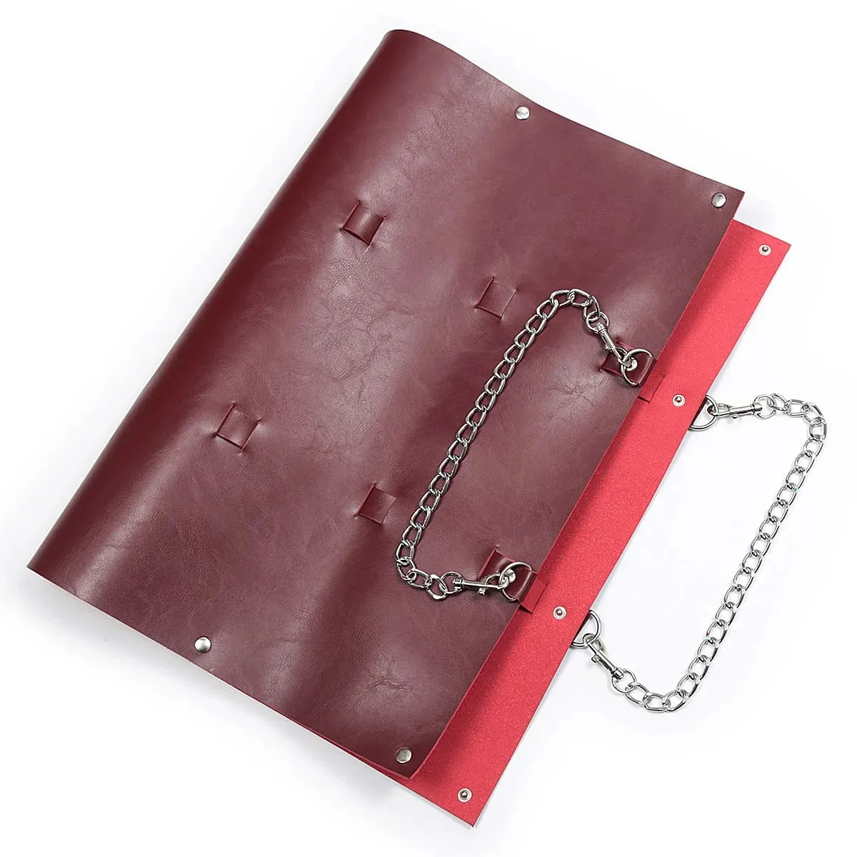 Portable BDSM Kit Adult Handcuff Leg Cuffs Sex Toy Set with Storage Bag Couple SM Slave Sex Games Set PU Leather Bondage Gears — image 6