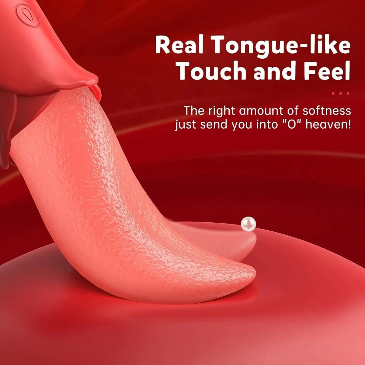 Clitoral Vibrator Adult Sex Toys for Women Rose Sex Toy Realistic Tongue Vibrators Toys for Licking Clitoris Nipple Massager