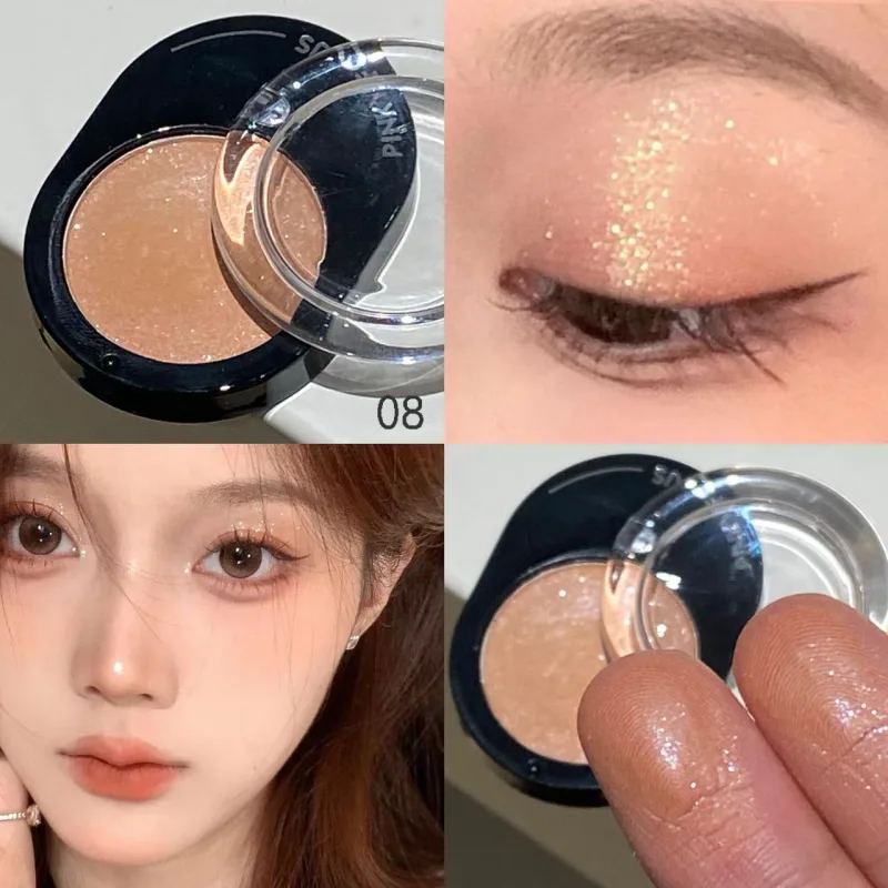 12 Colors Diamond Shining Eyeshadow Cosmetics Long Lasting Silky Easy To Color Pearl Light Brightening Eye Shadow Makeup Palette — image 14