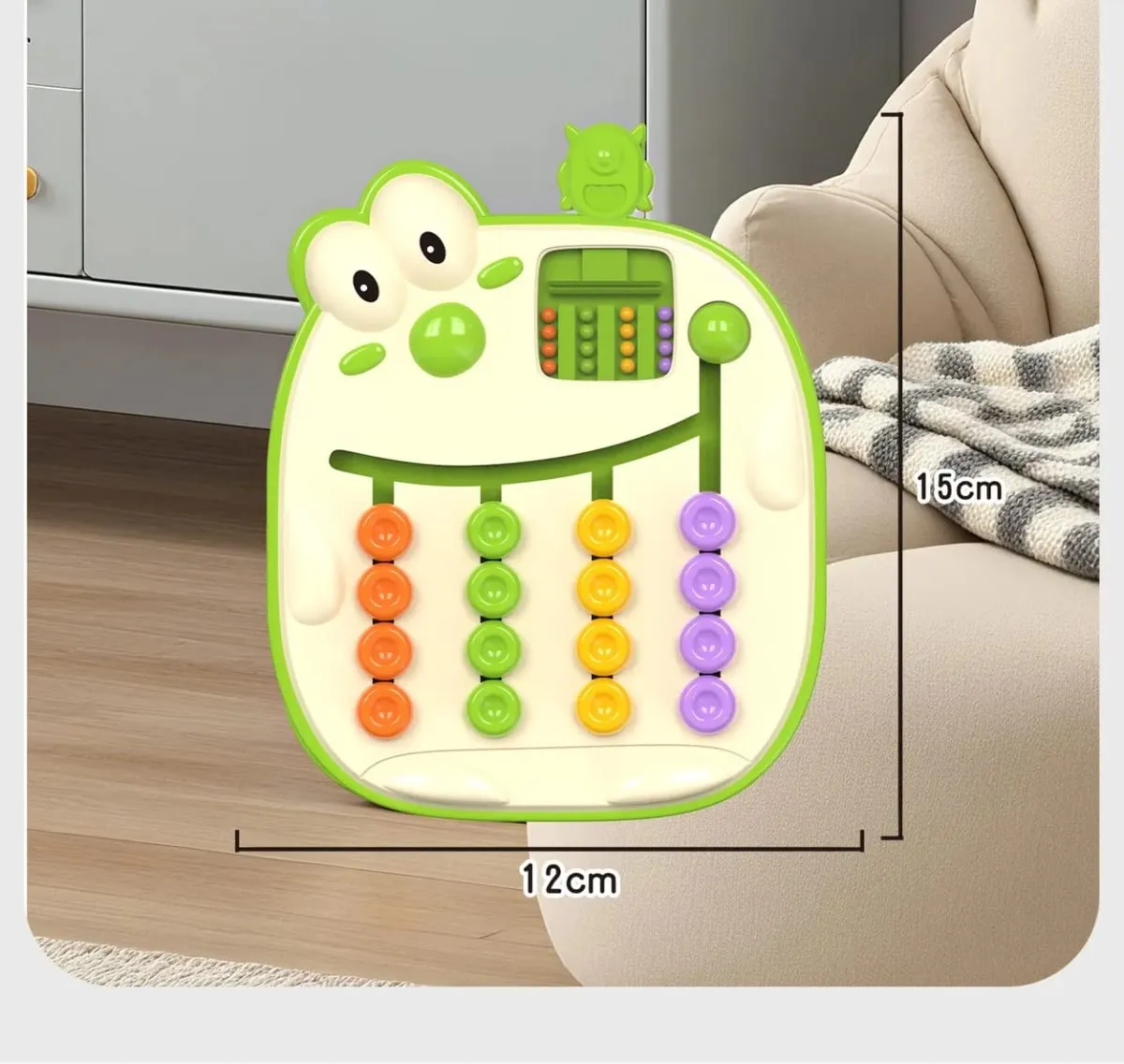 A sliding bead positioning puzzle board a logic-based brain teaser toy and a tabletop game that trains hand-eye coordination. — image 3