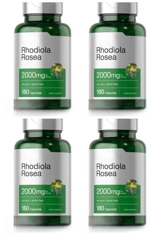 Rhodiola Rosea Root Extract 2000mg Equivalent Herbal Dietary Supplement 180 Capsules — image 10