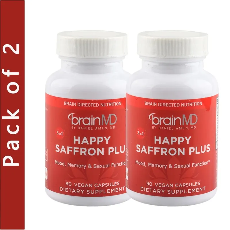 Saffron Supplements for Mood & Focus & Stress - with Saffron Flower Extract Curcumin & Zinc - Vegan Gluten Free | 90 Capsules — image 8