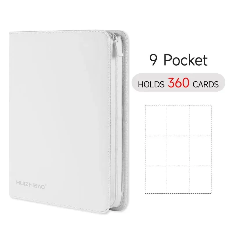 9/12 Pocket Zipper Card Binder Trading card album Durable Side Loading Card for mtg tcg for pokemon for yugioh for football — image 13