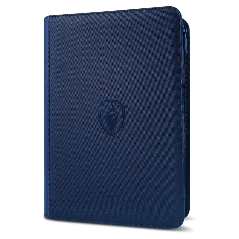 9 Pocket Zipper Card Binder 360 Trading Card Holder Book Premium PU Cover Zip Binder for Cards Durable Side Loading Card — image 8