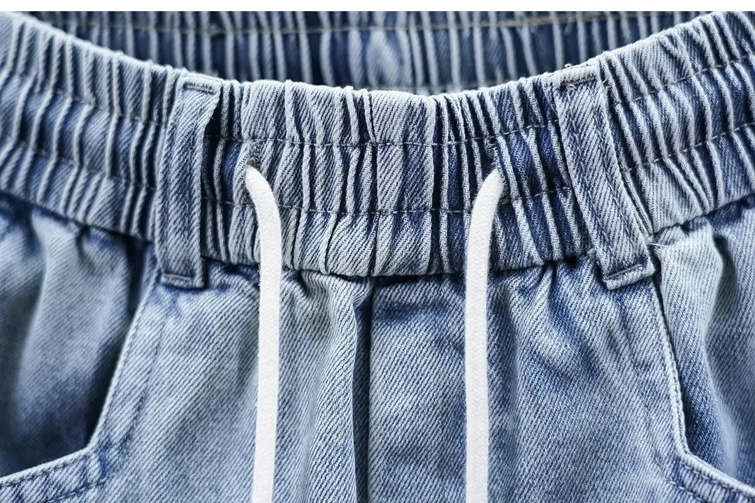 Fashionable Street Jeans Cool Zipper Harem Jeans High Quality Luxury Brand Men Clothing — image 9