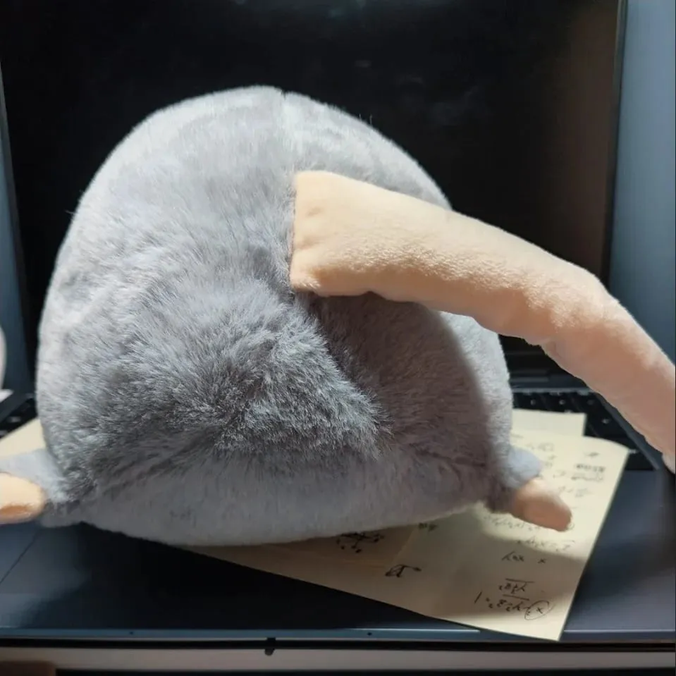 1Pcs 35/50/90cm Cartoon Flower Branch Rat Soft Oversized Animal Figure Cute Simulation Big Mouse Plush Toy Pillow Birthday Gift — image 4