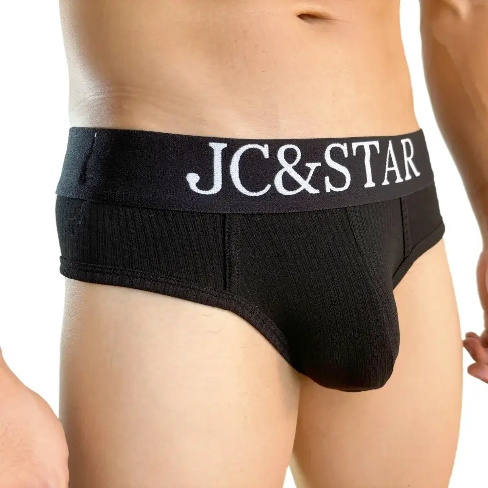 Calzoncillos atléticos de corte alto para hombre, ropa interior Sexy, calzoncillos de algodón acanalado, confort deportivo, Bikini para hombre, calzoncillos Tanga — image 7