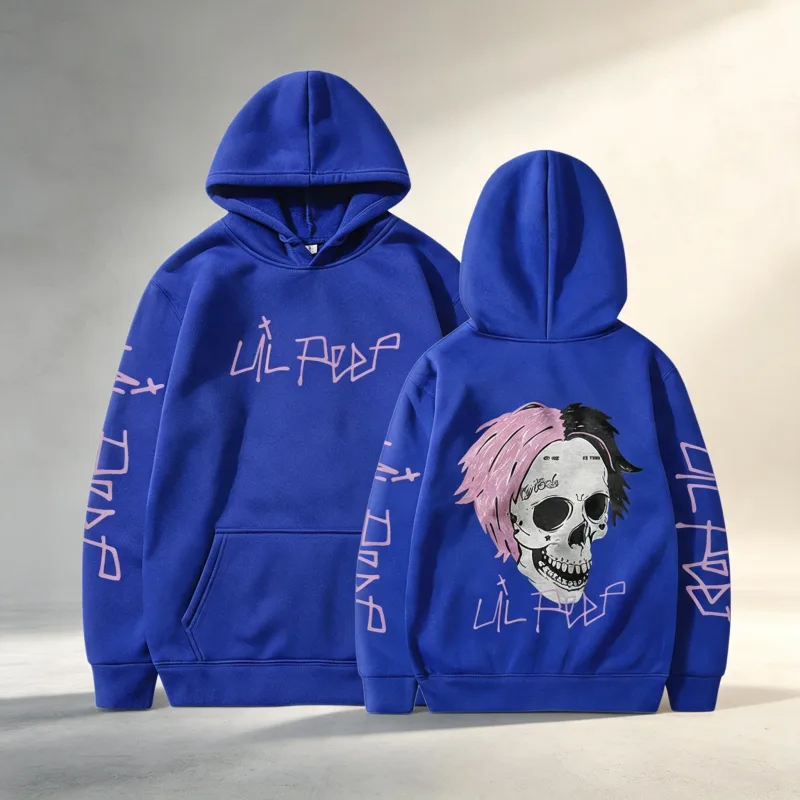 Rapper Lil Peep Cry Baby Hoodies Men Clothing Fashion Vintage Hip Hop Oversized Sweatshirts Gothic Harajuku Pullovers Streetwear — image 7