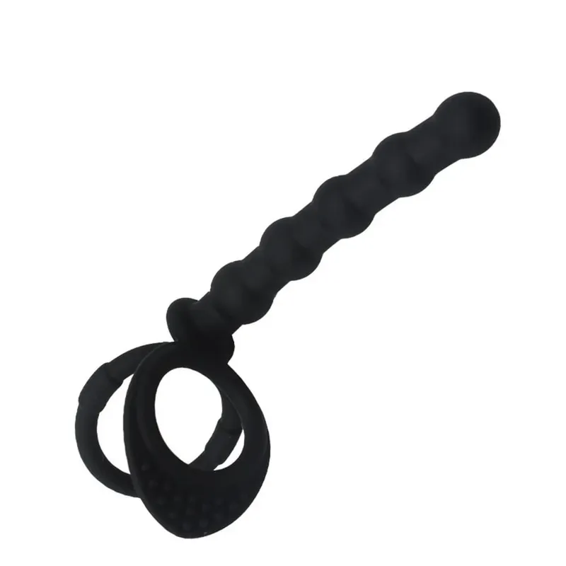 Anal Dildo Butt Plug Masturbation Sex Toys for Adults Men Women Gay Silicone Anal Beads Vaginal G-Spot Stimulator Backyard Beads