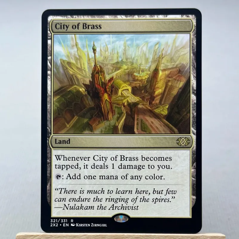 AFR 2X2 KHM HOLO9-002 Tcg Proxy Cards Smothering Tithe Bloom Tender City of Brass Damnation City of Brass City of Brass — image 24