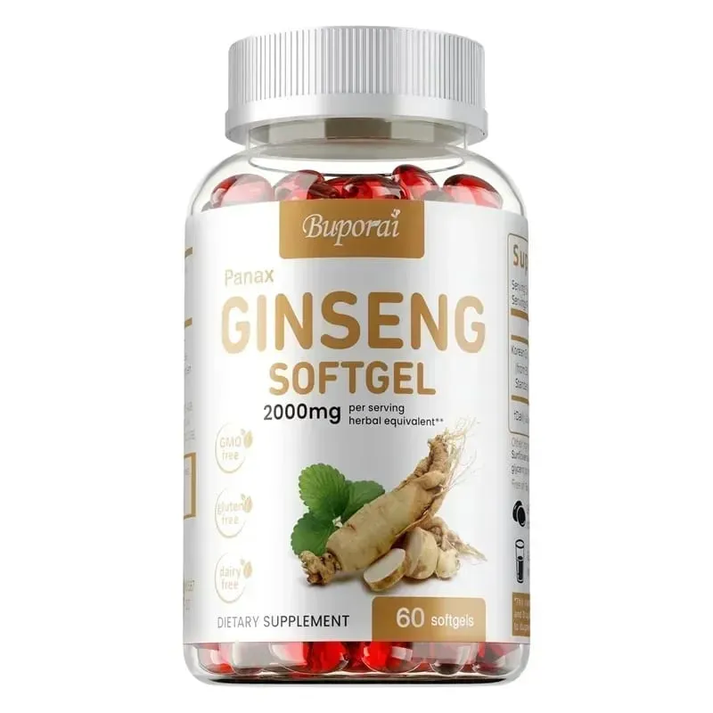 Panax Ginseng Capsules Ginseng Root Extract Supports Energy Strength Vigor Performance in Women and Men — image 10