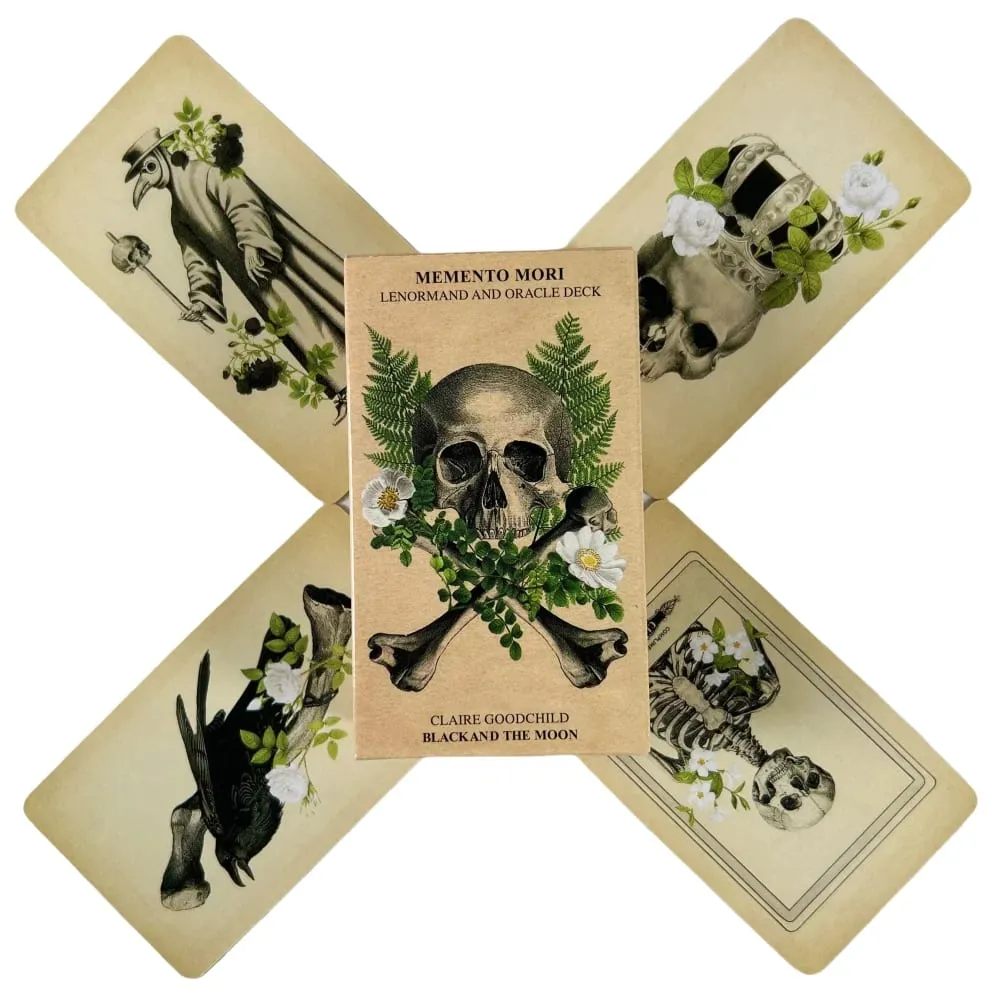 1 pezzo di carte da gioco per giochi da tavolo inglesi Memento Mori Lenormand e Oracle Deck — image 4