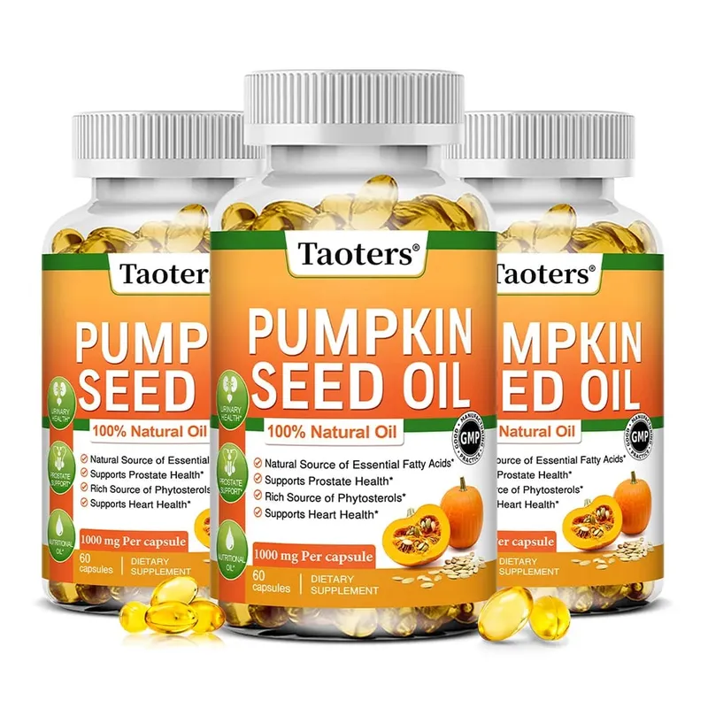 Pumpkin Seed Oil Capsules - Promotes Hair Growth Urinary Tract and Prostate Health Cardiovascular Support | Non-GMO — image 11