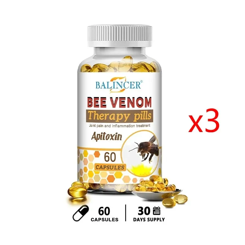 Bee Venom Extract Capsules for Relieve Joint & Knee Pain Relieve Discomfort of Bones and Joint Non-GMO — image 11