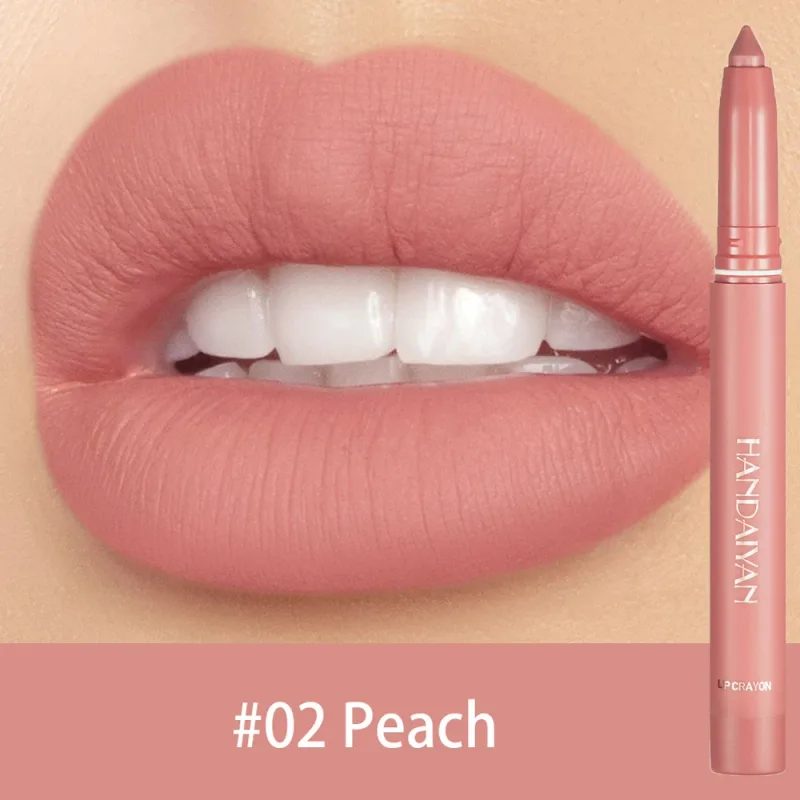 Rossetto opaco rosso ciliegia impermeabile Matita labbra sexy Matita rimpolpante Matita labbra rosa nudo naturale Contorno labbra Trucco contorno