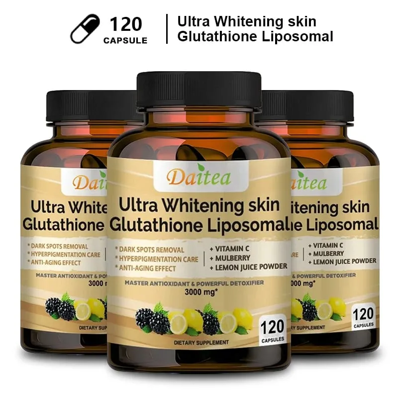 Liposome Glutathione with Vitamin C Helps Detoxify Whiten Skin and Antioxidant Anti-aging — image 1