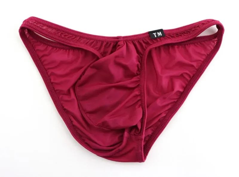 Silky Smooth Bikini Briefs for Men Pouch Design Low‑Waist Breathable Elastic Fashion Male Underwear — image 11