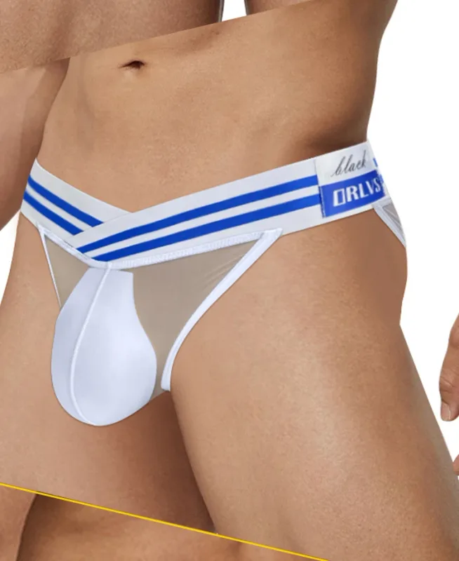 Men's Ice Silk Ultra-Thin Barely-There Mesh Sheer Briefs, Striped V-Shape Elastic Waistband Summer Daily Commute Underwear — image 26