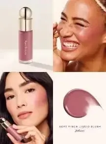 Bộ trang điểm Rare Beauty dạng lỏng nổi bật Giữ ẩm và không bị khô Phấn má hồng dạng kem Lustrous Moist Nature Liquid Blush