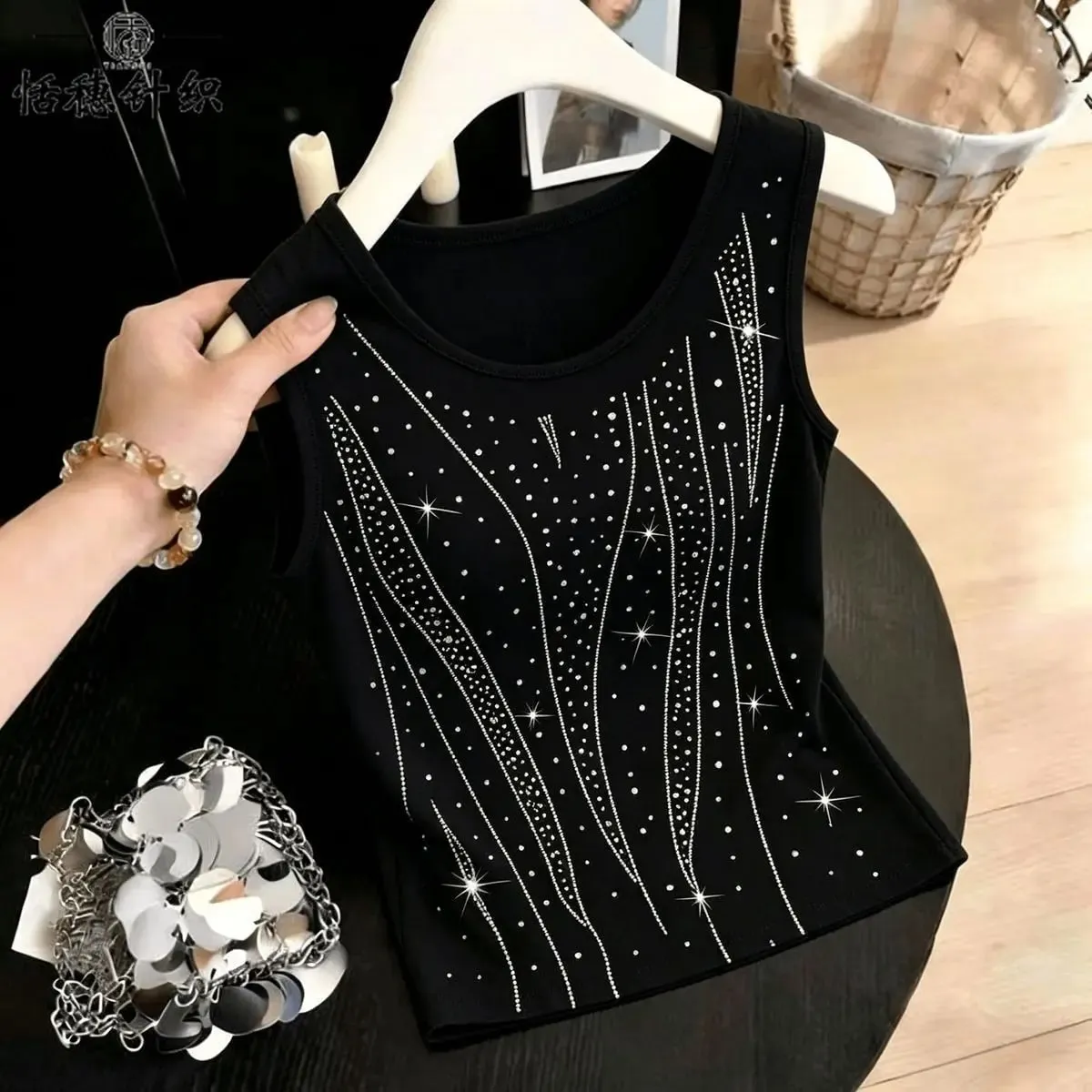 New Summer Slim Sleeveless Plus Size Street Casual Tanks Tops All-match Simplicity Fashion T Shirts Elegant Trend Women Clothing — image 8