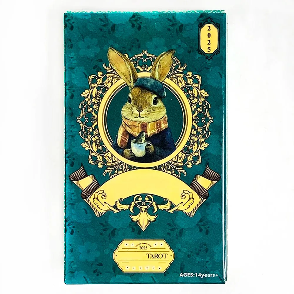 2026 New Tarot Cards 78 Card Tarot Deck English Version Destiny Prediction Divination Board Game Family Gathering Card Game