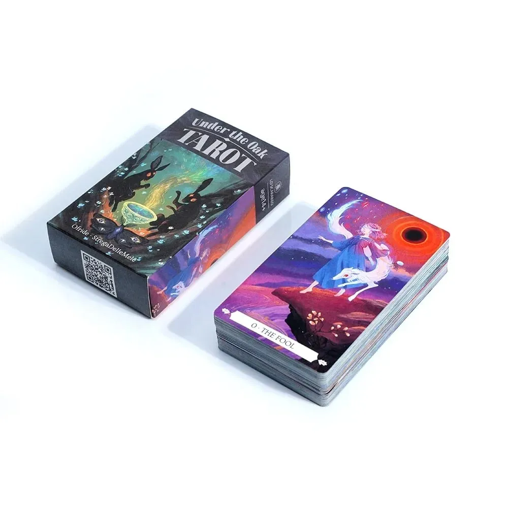 Under The Oak 78pcs Tarot Cards Tarot Deck Unique Divination Board Playing Game Combining Fact & Fiction for Insightful Readings — image 2