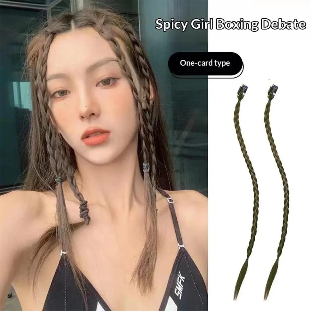 1Pcs Synthetic Braid Wig with Strong BB Clips Lightweight Box Braid Ponytail Hair Pieces for Women Fashion Accessory — image 4