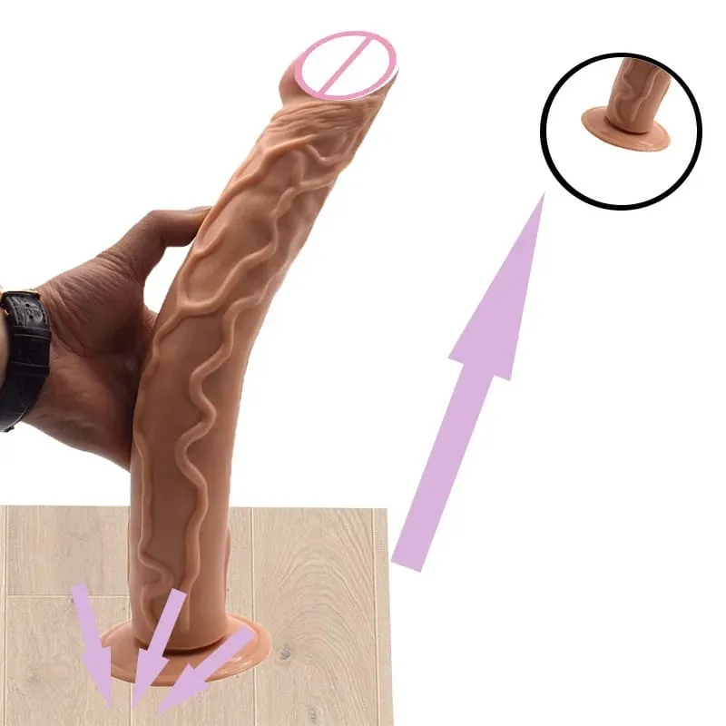 Realistic Dildos for Women and Men Suction Cup Adult Sex Toy for Women and Men Vaginal and Anal Masturbator Super-long Toy — image 3