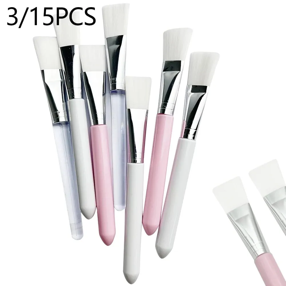 3/15PCS Facial Mask Brushes Kit Face-Mask Application Transparent Makeup Brush For Esthetician Facial Mask DIY Tools Accessories — image 1