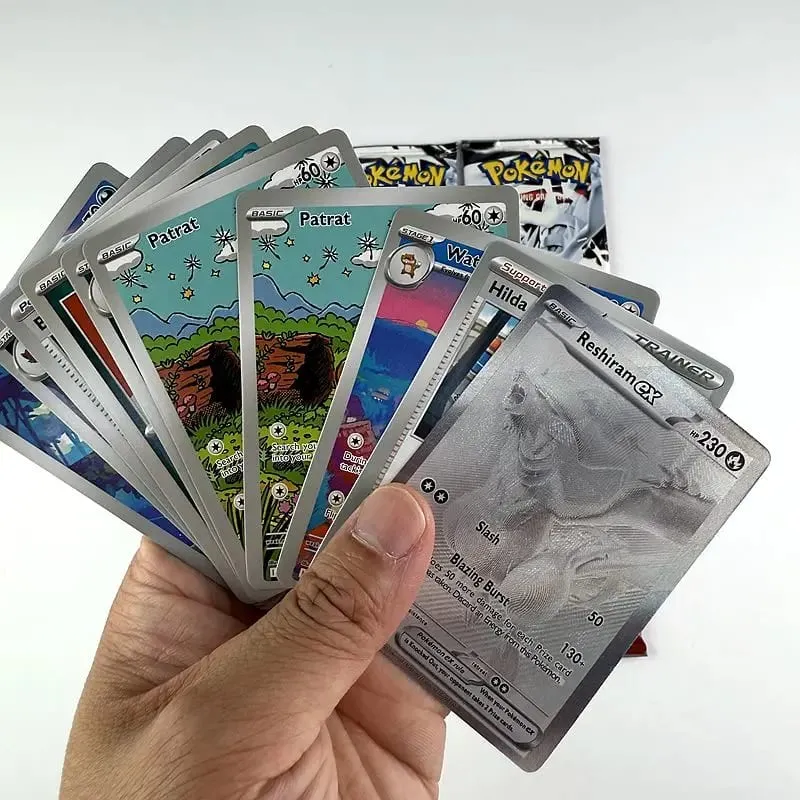 10/20pcs English Pokemon Card Black Bolt White Flare Booster Battle Pokemon Trade Card Transaction Gifts — image 5