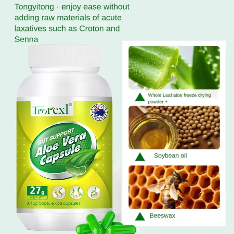 Fogyókúrás termékek férfiaknak és nőknek Aloe vera étvágycsökkentő vegán kapszula — image 6