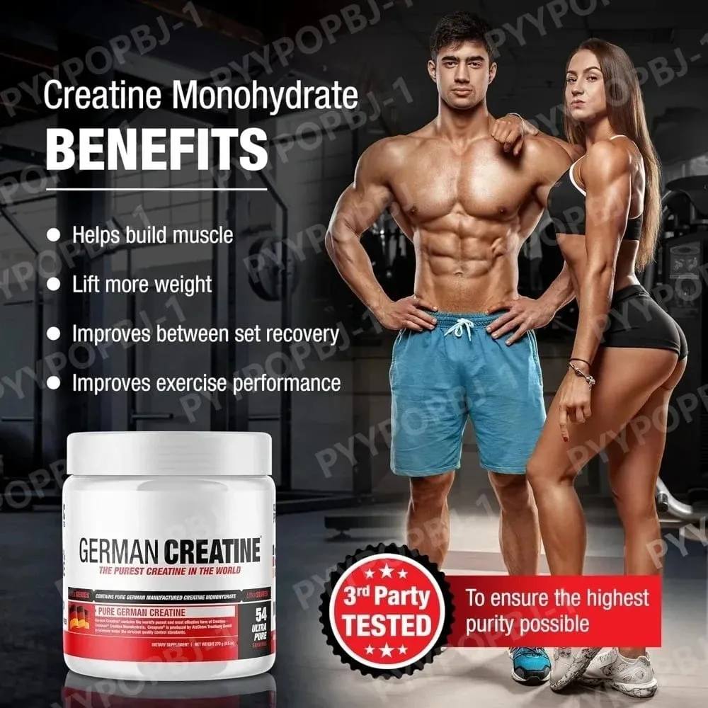Micronized Creatine Monohydrate Powder for Strength & Performance Unflavored Fitness Workout Supplement for Adults 300g — image 3