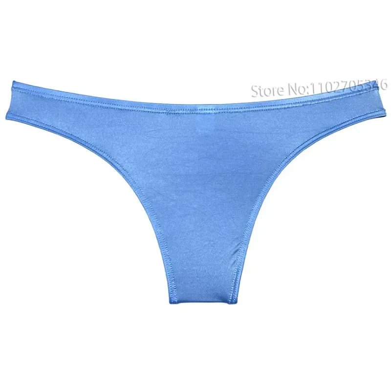 Silky Smooth Bikini Briefs Men's Enhance Pouch Micro Underwear Slip Sexy Beach Briefs Breathable Sissy Panties Pool — image 13