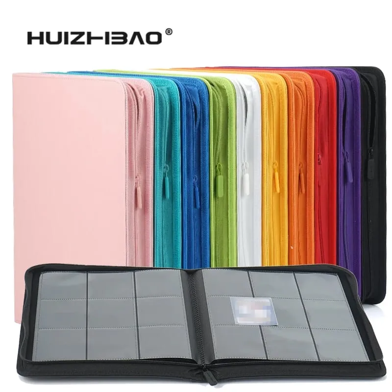 9/12 Pocket Zipper Card Binder Trading card album Durable Side Loading Card for mtg tcg for pokemon for yugioh for football — image 6