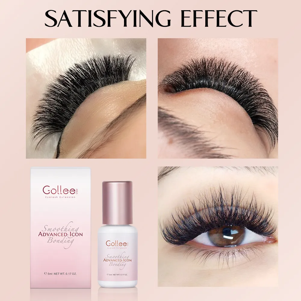 Gollee 0.5-1s Drying Eyelash Extensions Glue Latex-free Lashes Glue Professional Waterproof 6-8 Weeks Eyelash Extension Supplies — image 3