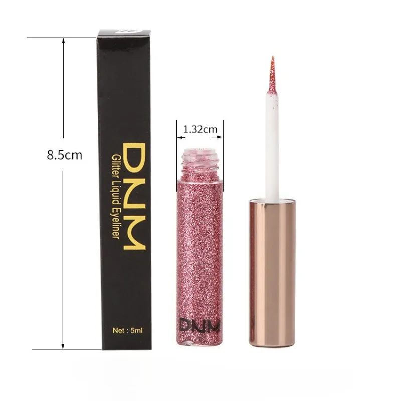 16 Colors Diamond Liquid Eyeliner Professional Silver Green Shiny Eyes Flash Long-lasting Liquid Glitter Eye Liner Beauty Makeup