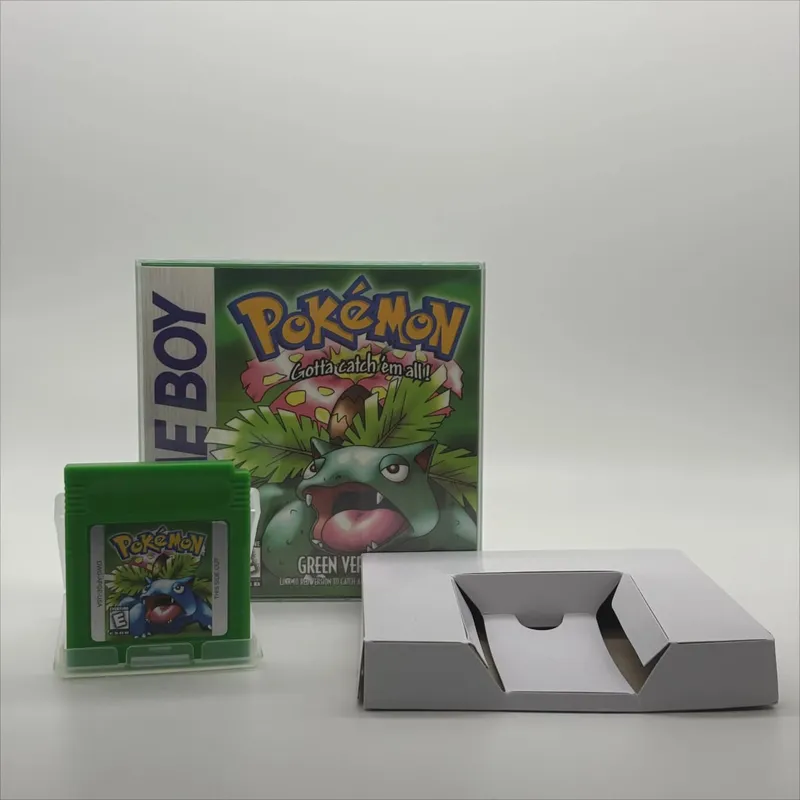 Pokemon Series Blue/Crystal/Gold/Green/Red/Silver/Yellow GBC Game in Box with Manuals for Video Game Cartridge USA Version — image 15