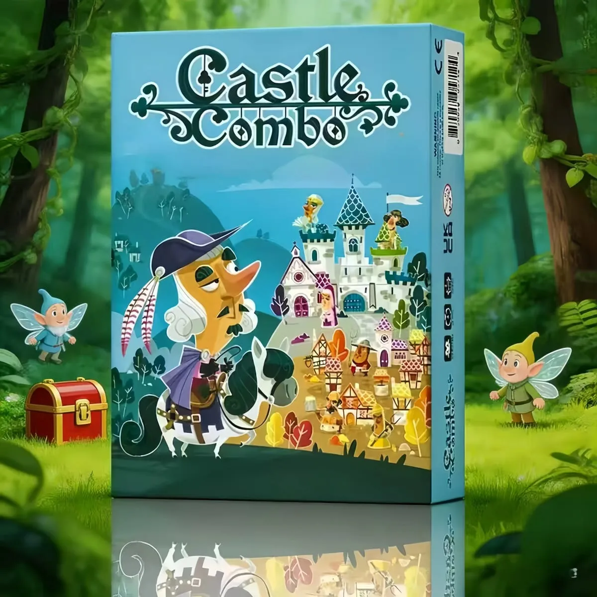 2026 New Castle Combo Strategy Board Game Medieval Table Game with Instant Effects Endgame Bonuses for 2-5 Players Family Games — image 1