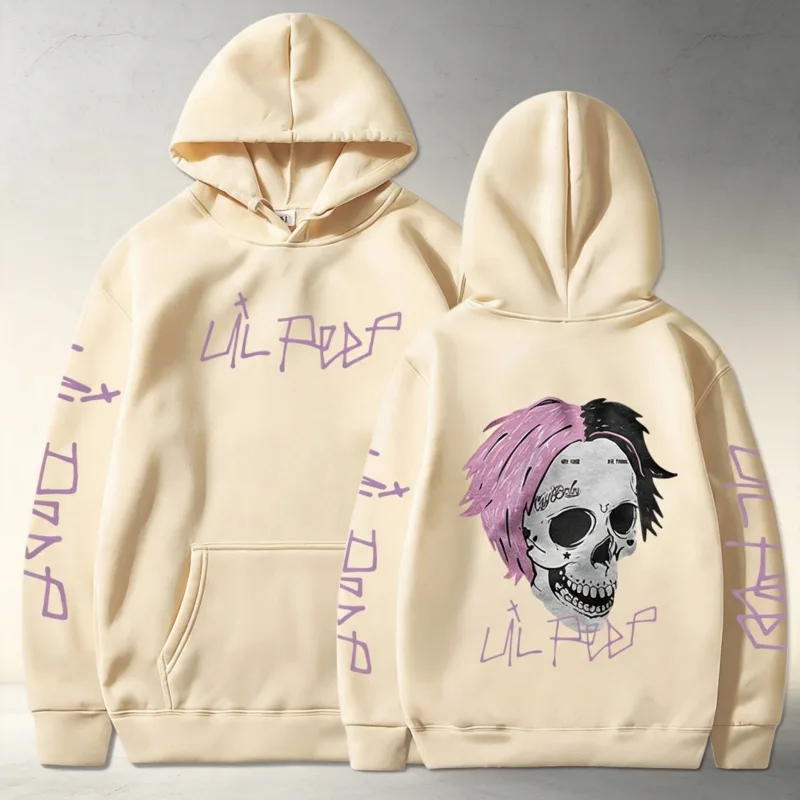 Rapper Lil Peep Cry Baby Hoodies Men Clothing Fashion Vintage Hip Hop Oversized Sweatshirts Gothic Harajuku Pullovers Streetwear — image 12