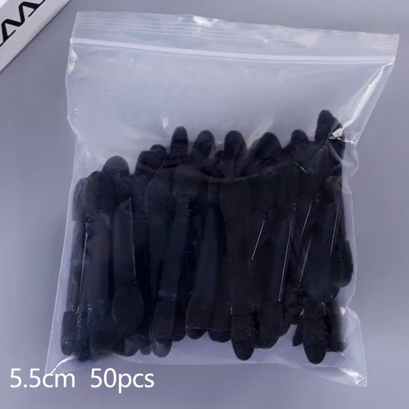 10/30/100pcs Double Ended Eyeshadow Brush Eyeshadow Applicators 6.2cm Makeup Sponge Brushes For Women Cosmetic Beauty Tool — image 14